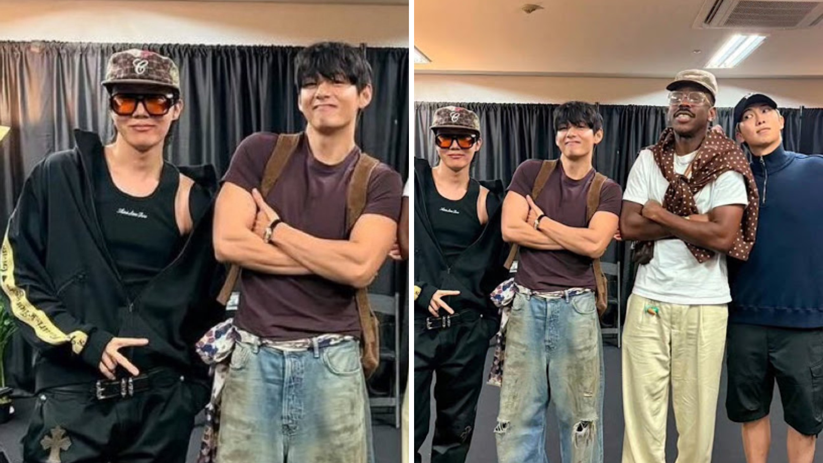 Cover Image for テテ、RM、J-HOPEがライブ会場に登場！テテのハンバーガーの秘密とは？11年前の願いがついに実現！【BTS】