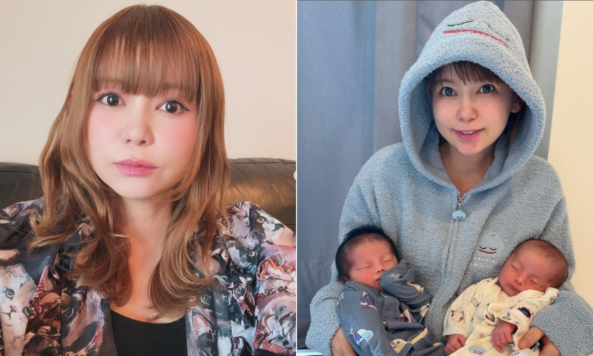 Cover Image for 双子出産の中川翔子、「１９キロ減」産後の身体状況明かす　双子顔出しで「こんな顔が整っているなんて」の声も