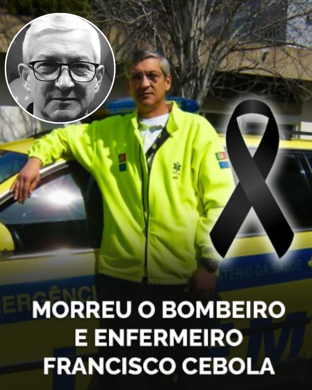 Cover Image for Partiu o conhecido bombeiro e enfermeiro Francisco Cebola